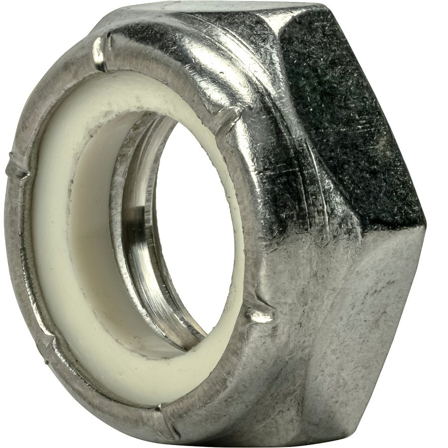 Stainless Steel Nylon Insert Jam Thin Lock Nut #8-32 Qty 100 