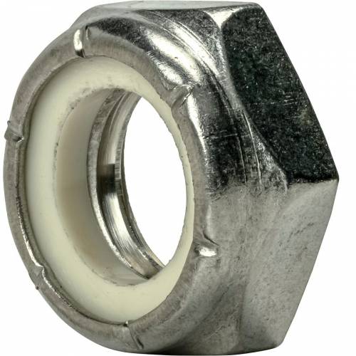 Stainless Steel 18-8 Qty 100 Nylon Locking 5/16-18 Jam Hex Nuts 