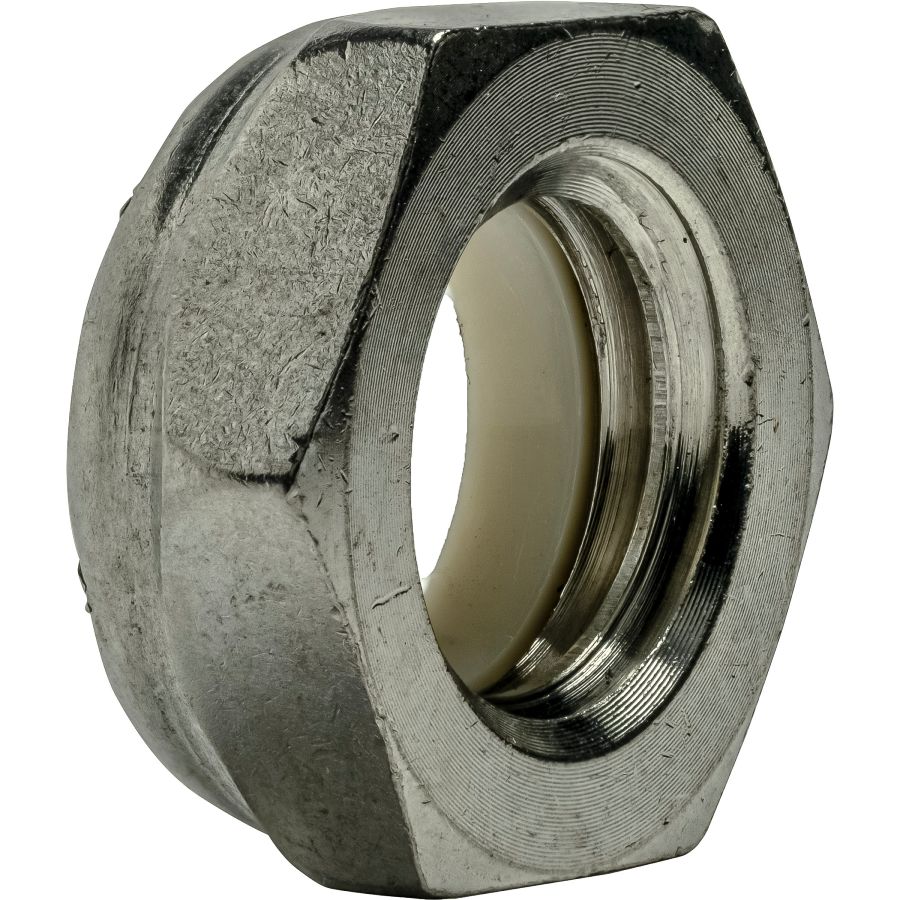 1/4-20 Nylon Insert Lock Nuts 18-8 Stainless Steel 25 