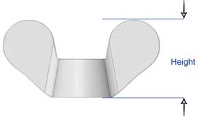 2d wing nuts