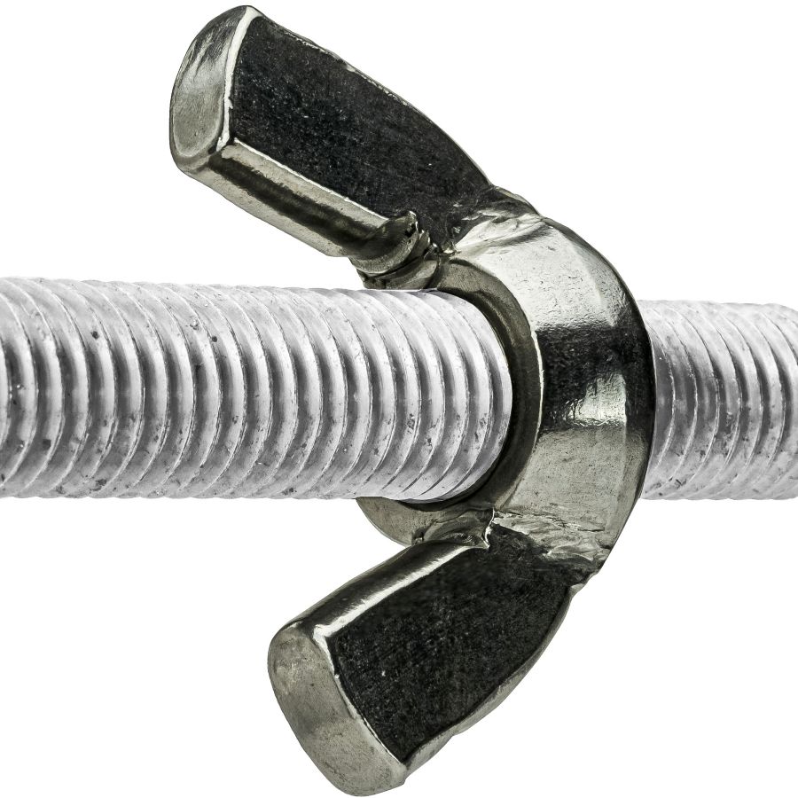 5/16-24 Qty-25 Wing Nuts 18-8 Stainless Steel