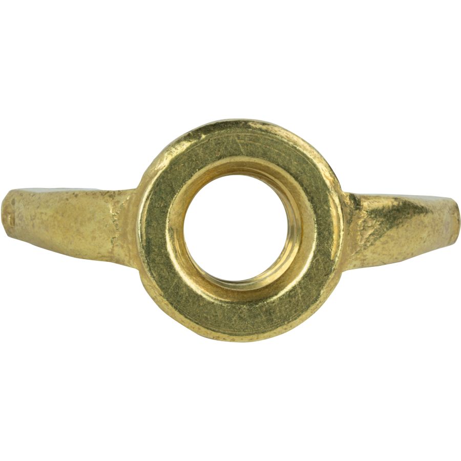 Qty 25 Brass Wing Nut UNC #8-32 
